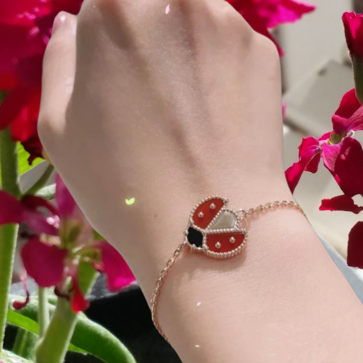 Ladybug bracelet