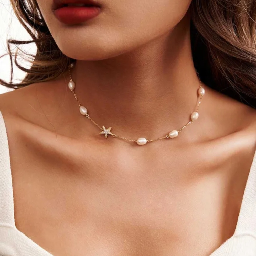 Star Pearl Necklace