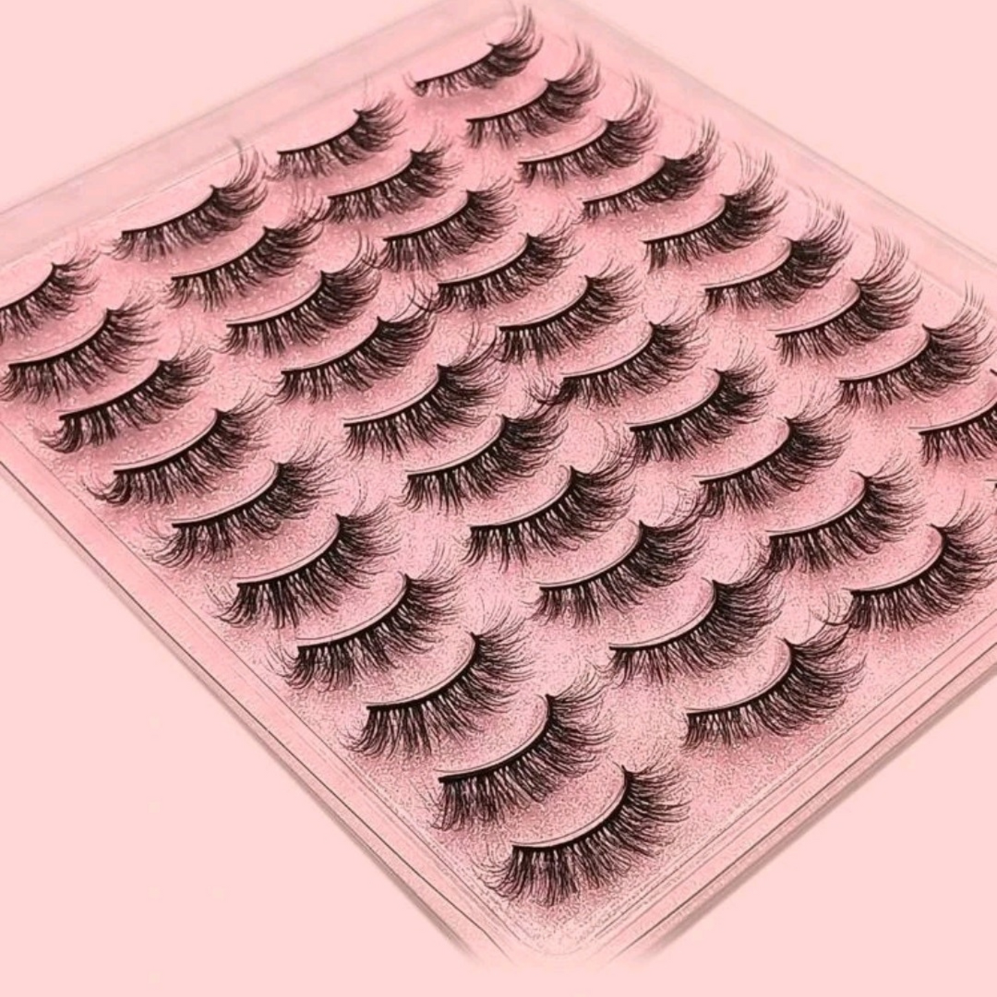 Thick Fluffy Eyelashes, 20 pairs 3D Faux Mink False Eyelashes & 1 Eye lash Glue, Natural Look Lashes, Curl Dramatic Lashes Extension