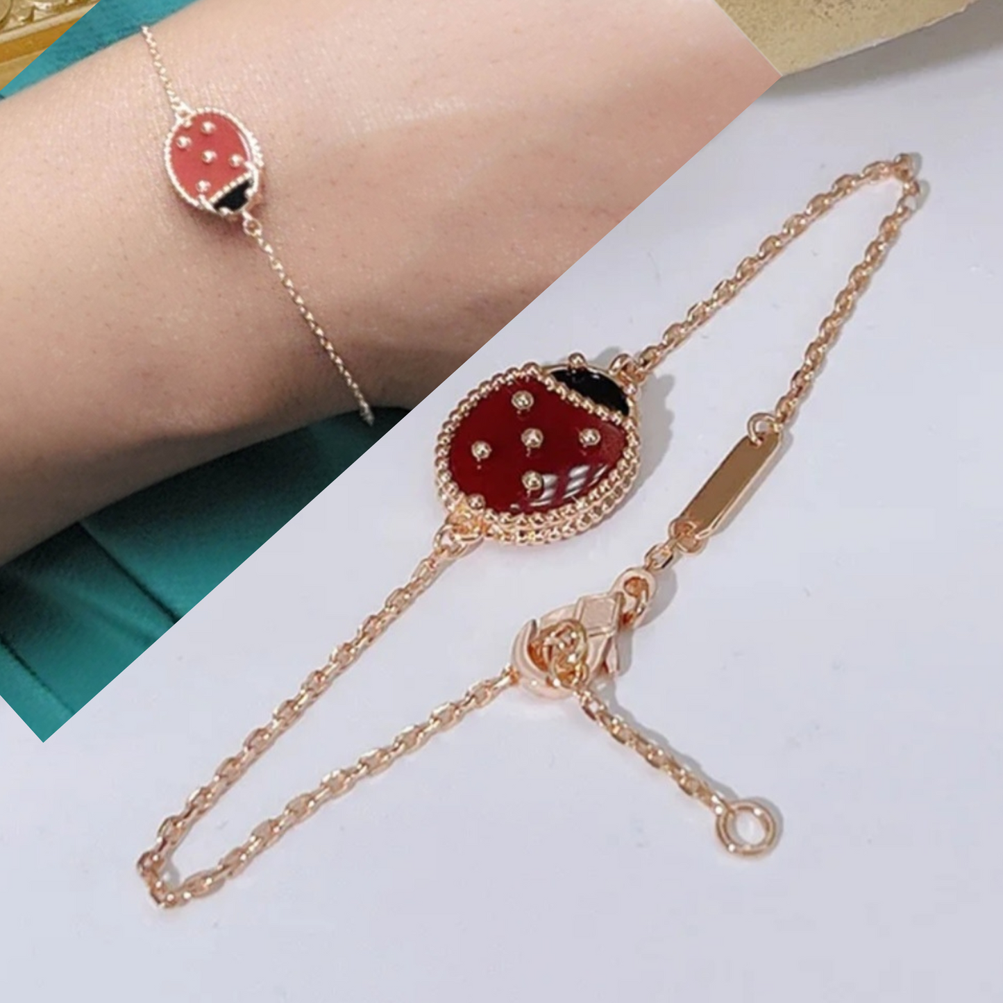 Ladybug bracelet