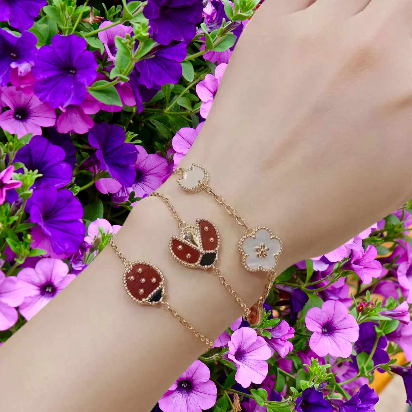 Ladybug bracelet