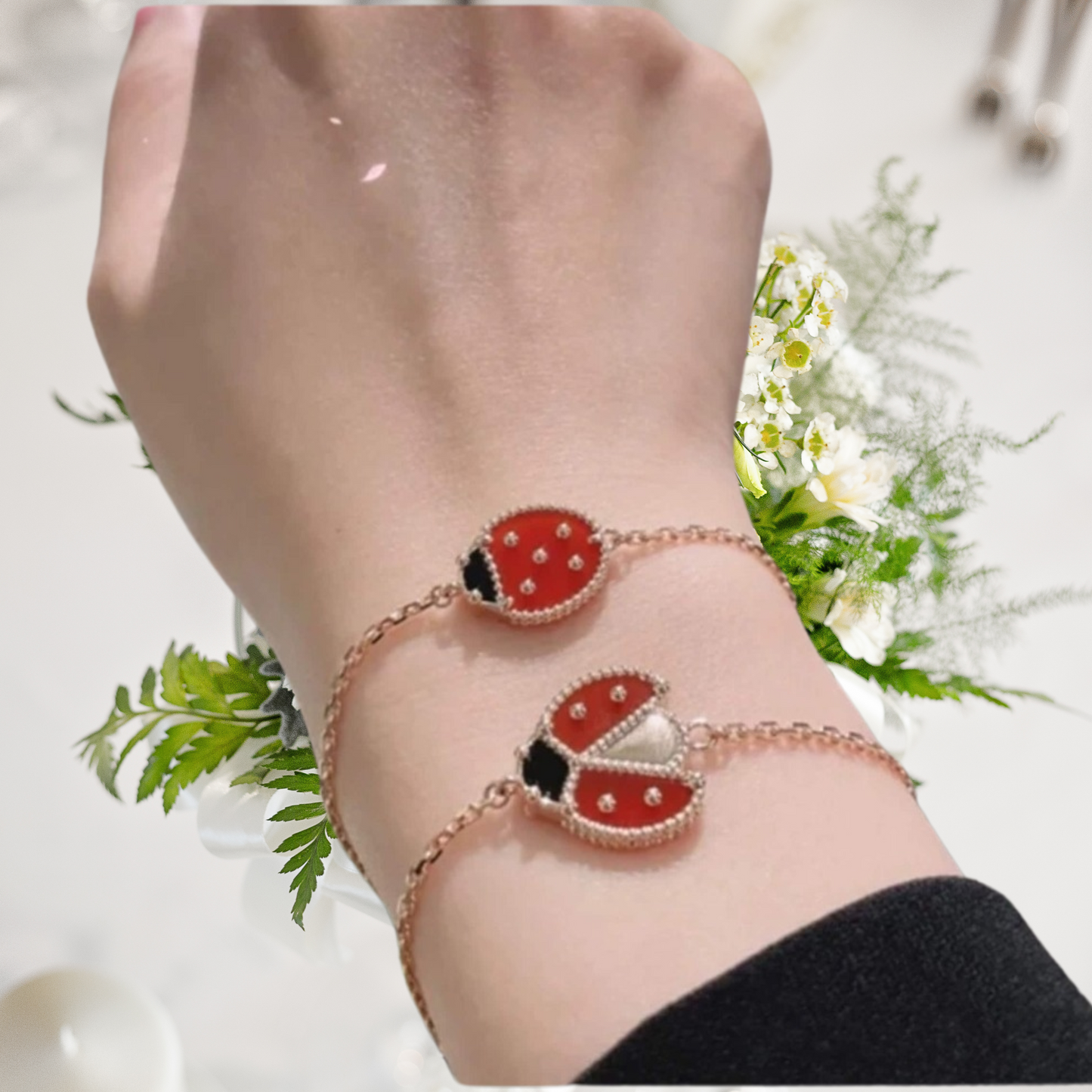 Ladybug bracelet