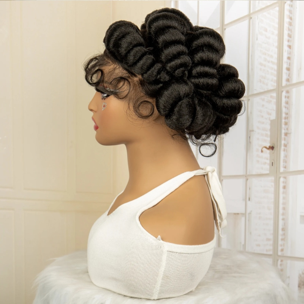 Synthetic Full Lace Knotless Box Braided Wigs