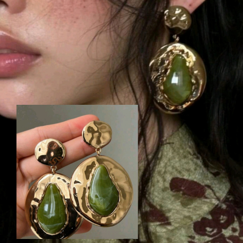 Chunky Bold Statement Earrings