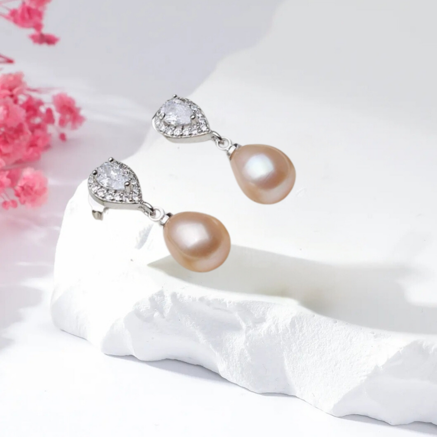 Water drop earrings