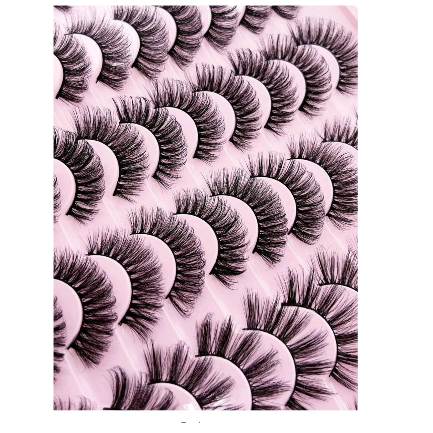 Thick Fluffy Eyelashes, 20 pairs 3D Faux Mink False Eyelashes & 1 Eye lash Glue, Natural Look Lashes, Curl Dramatic Lashes Extension