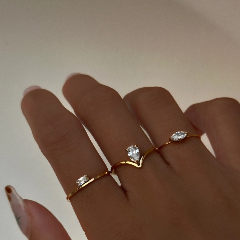 Minimalist 18k gold Ring