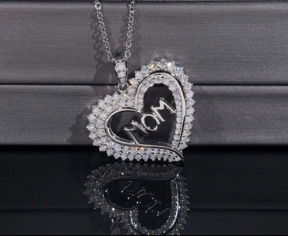MOM MOISSANITE NECKLACE