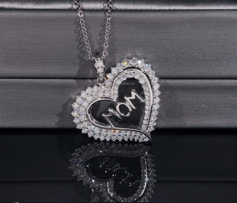 MOM MOISSANITE NECKLACE